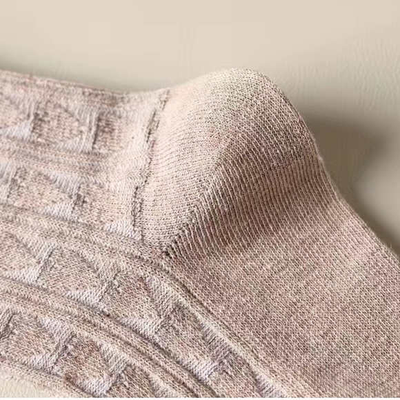 🌸Thigh Highs Cotton/Spandex Heart knit jacquard - Picture 5 of 8